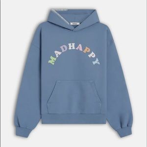 MADHAPPY Pastel Blue Womens Hoodie